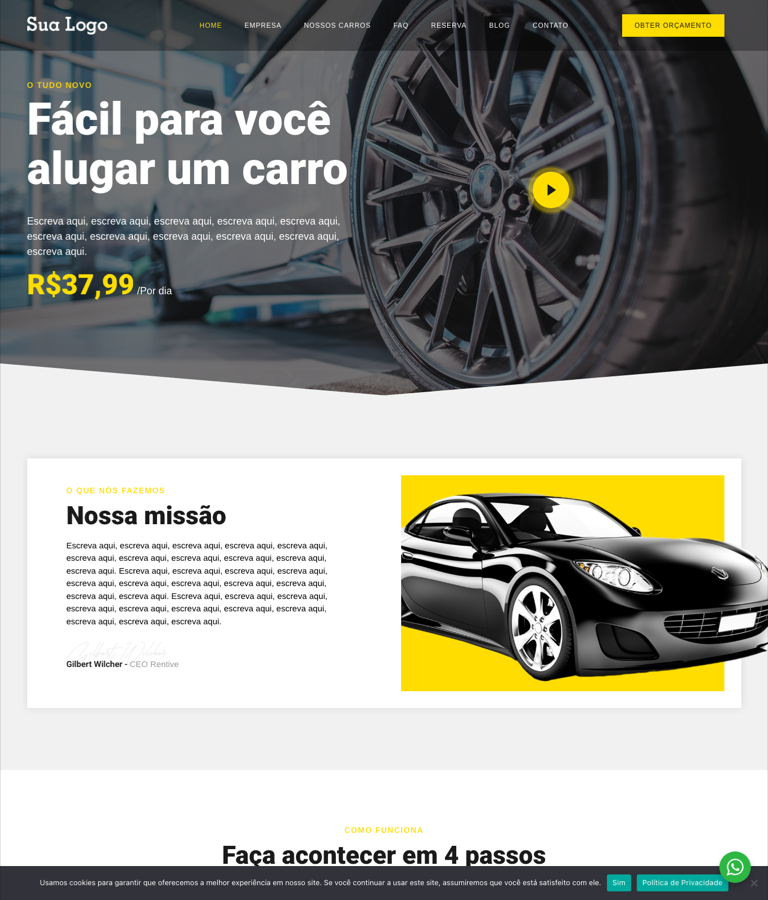 Modelo 030 - Aluguel de carros