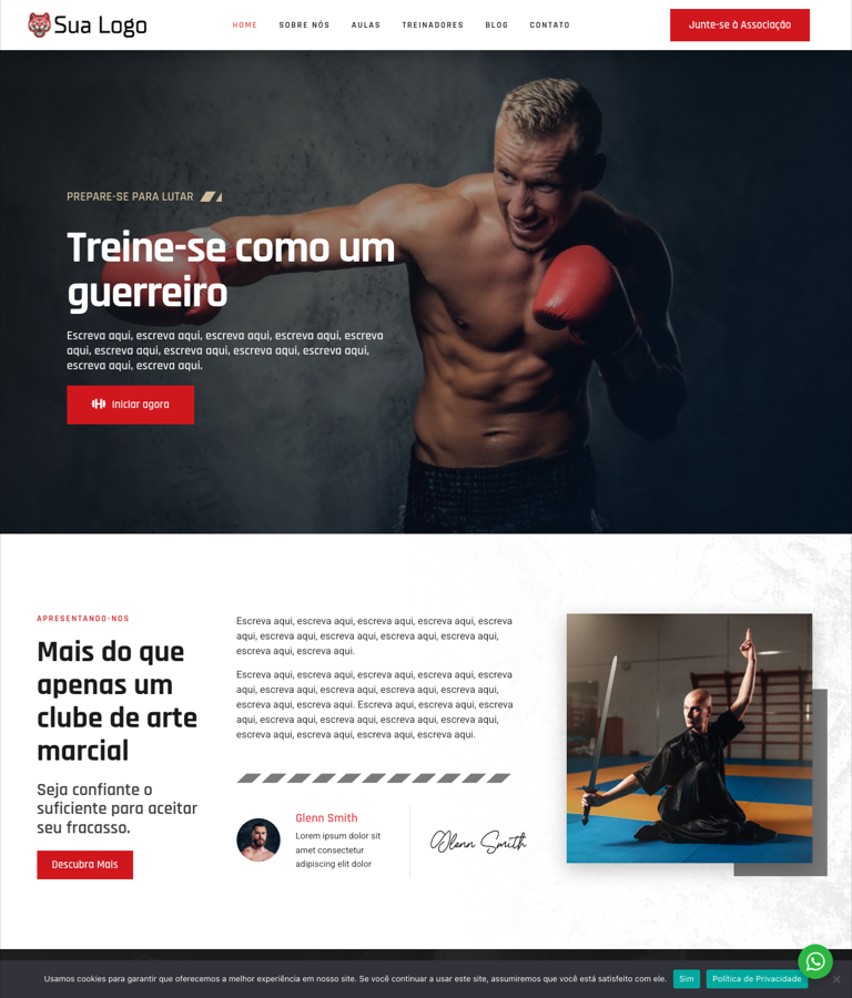 Modelo 033 - Academia e artes marciais